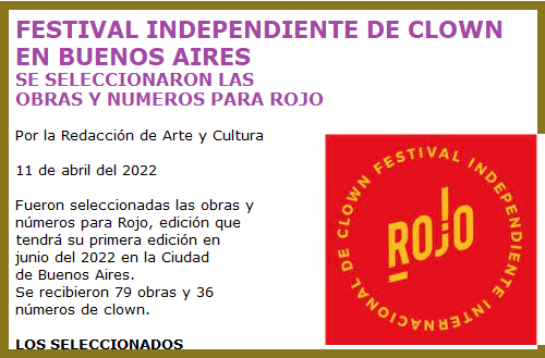 CLOWN ROJO EN BUENOS AIRES